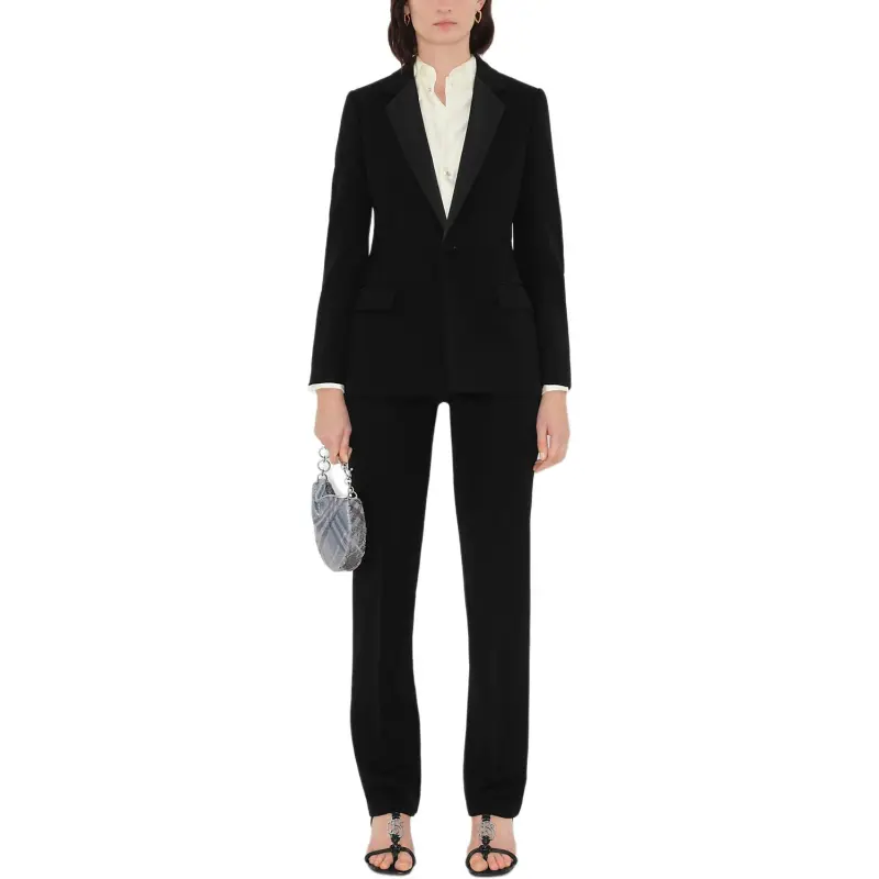 Burberry Business Suits Coats Women's Black-1