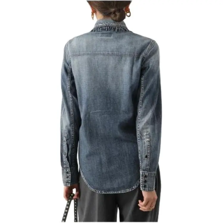 SAINT LAURENT Shirt Women's Vintage Blue-3