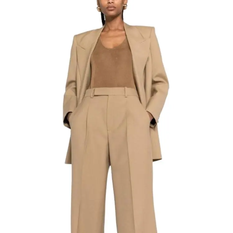 SAINT LAURENT High waisted Tailored Trousers-5