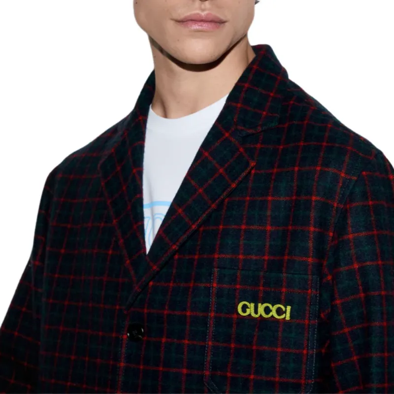 GUCCI Business Suits Coats Men's Red-6