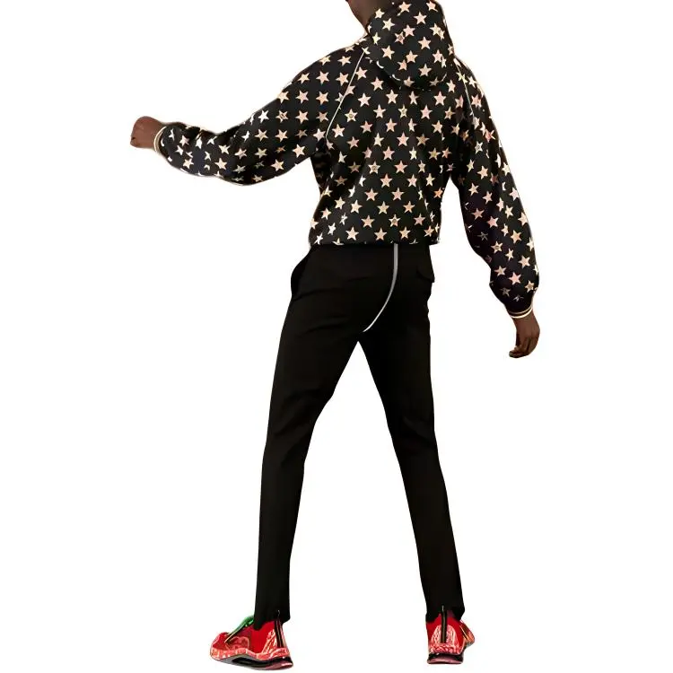 GUCCI All Over Half Zip Jacket-2