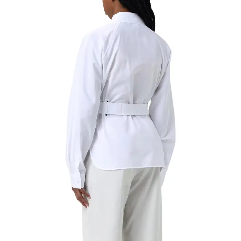 MaxMara Juglas Belted Button Up Shirt-4