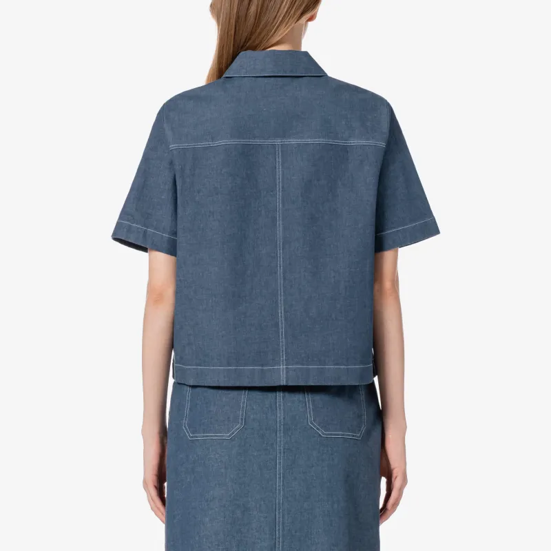 LACOSTE Shirts Women's Blue-3