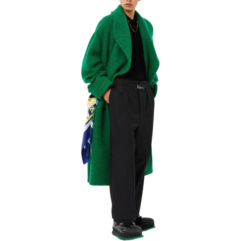 LACOSTE Logo buckle Trousers-3