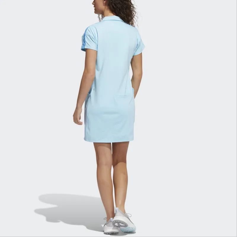 Adidas Short-Sleeved Dresses Women's Blissful Blue-3