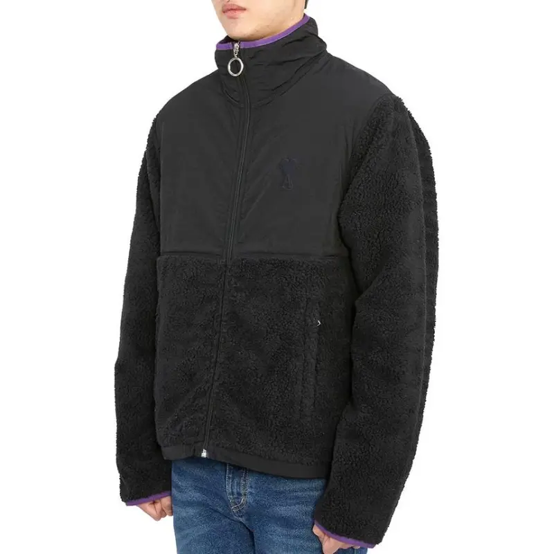 Ami Sherpa Zipped Jacket-2