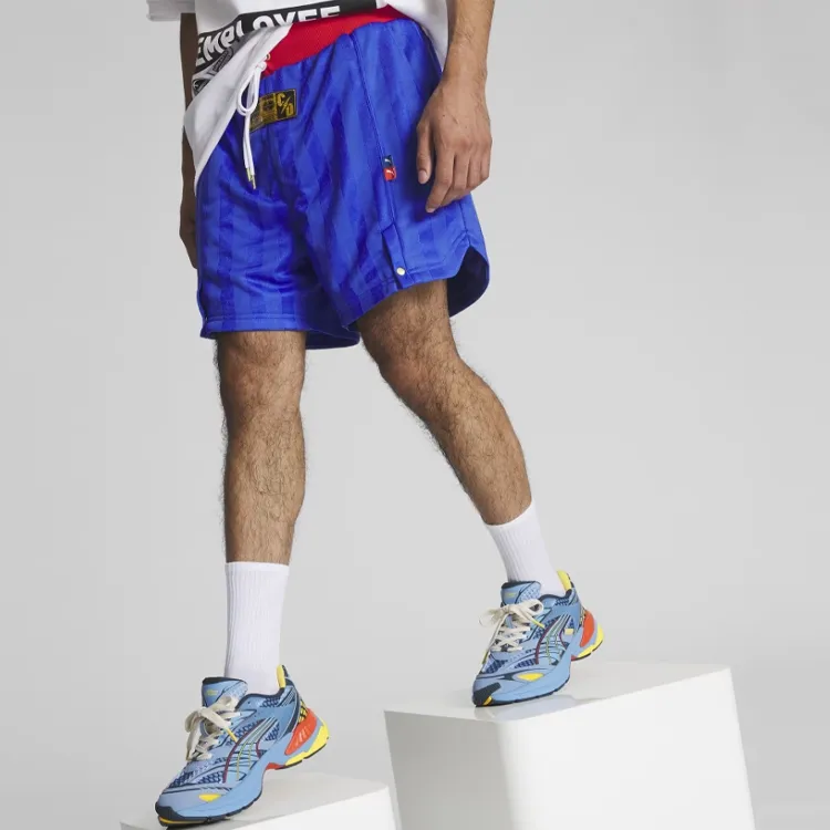 PUMA CHILDHOOD DREAMS Co-brand Basketball Shorts Men's Gemstone Blue-3