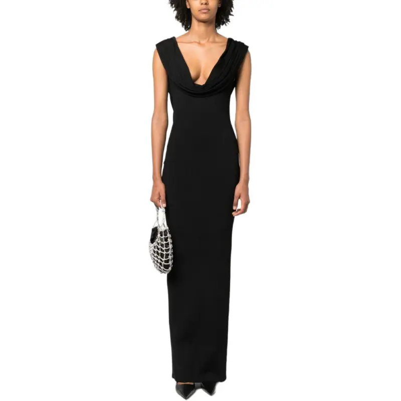 Givenchy Kleid Cowl neck Maxi Dress-1