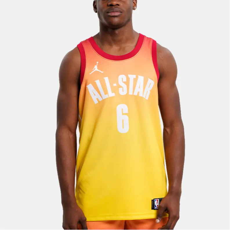 Jordan Basketball Jerseys Men Orange-2