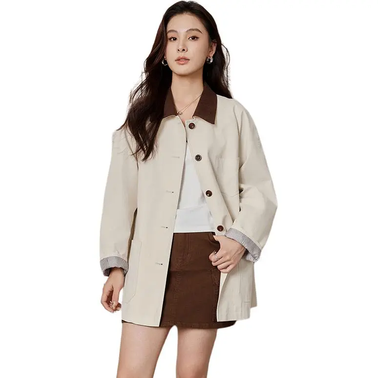 Yi Mengyuan Trench Coat Women's-1