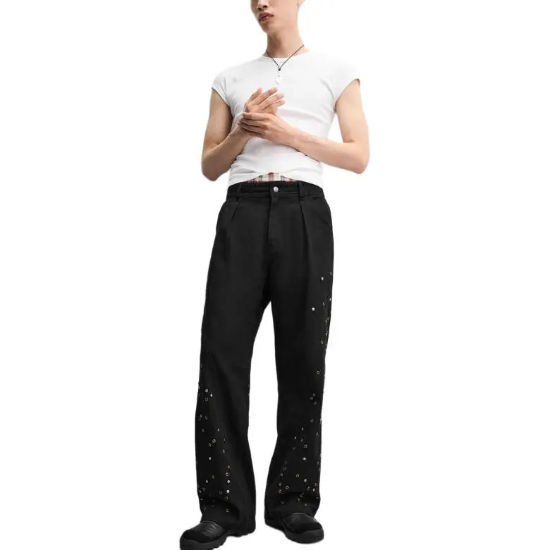 ZARA x ANDERSSON BELL ANDERSSON BELL Collaboration SS25 Casual Pants Men's Black-2