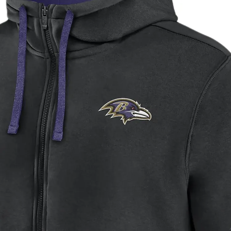 Nike Baltimore Ravens Club Men's Nike Nfl Full-Zip Hoodie-2