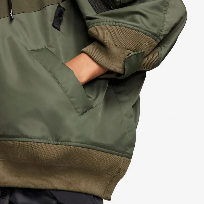 Nike X Sacai Women'ss Full Zip Hooded Jacket Khaki-3
