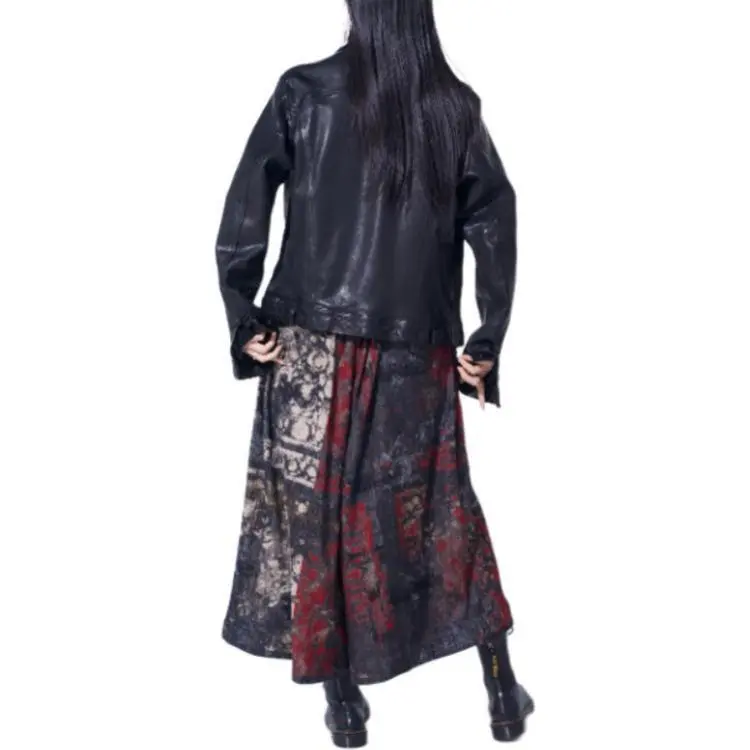 Yohji Yamamoto S'YTE FW24 Leather Jacket Unisex Black-6