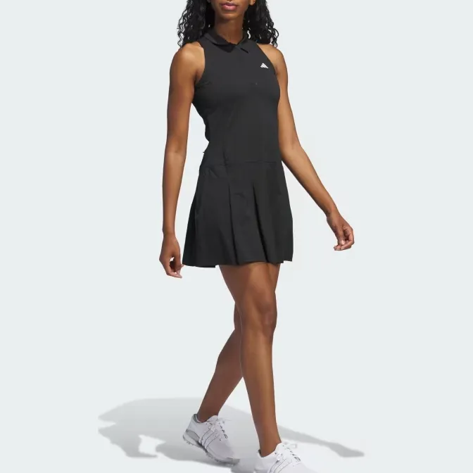 Adidas Free Shipping With AdiClub Women's Ultimate365 Tour Pleated Dress-4