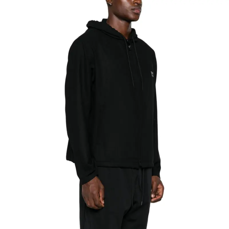 Y 3 Zipped Drawstring Hoodie-2