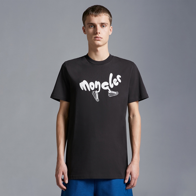【MONCLER】メンズ★T-SHIRT CON LOGO RUNNING★Tシャツ Moncler Running Logo T-Shirt - POIZON