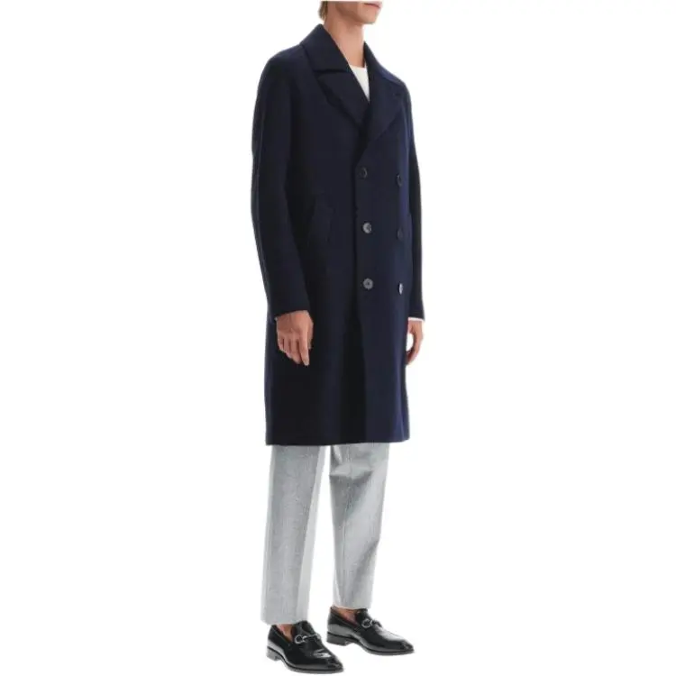 HARRIS WHARF LONDON Coat Men's Dark Blue-1