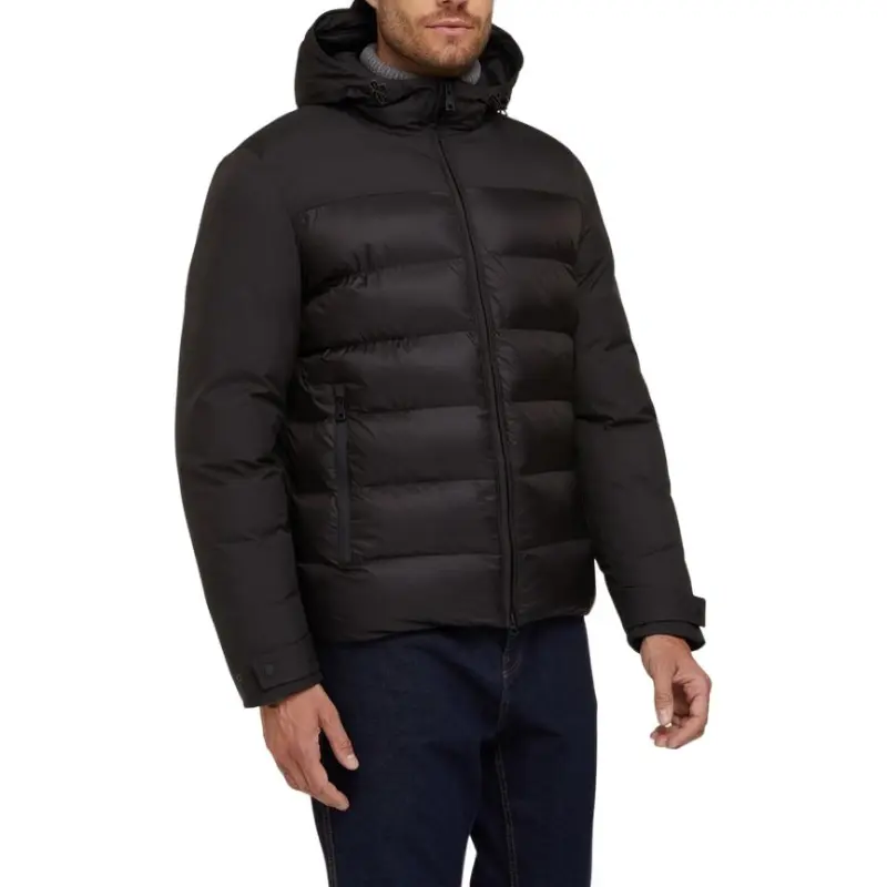 GEOX Puffer Jackets Men Black-2