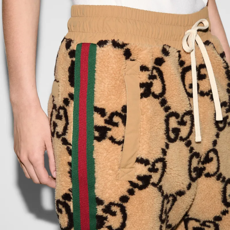 GUCCI Gg Patterned Jacquard Track Pants-6