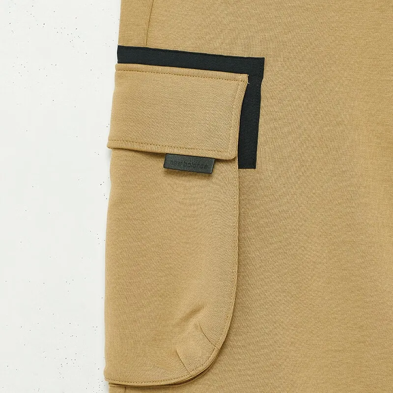 New Balance Knitted Sweatpants Men Khaki-4