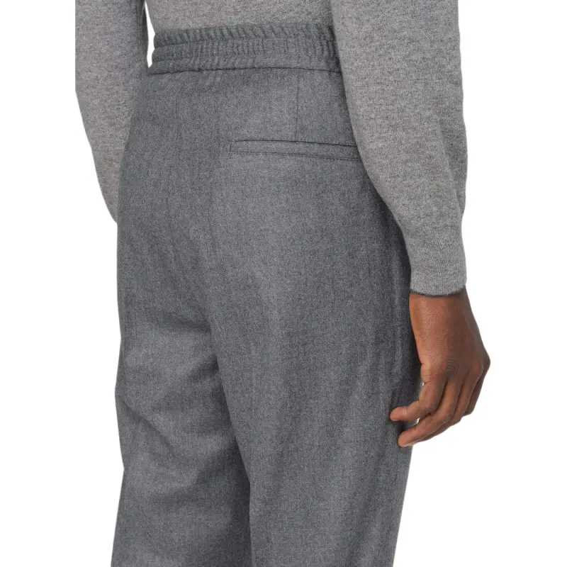 Brunello Cucinelli Pleated Tapered Leg Trousers-6