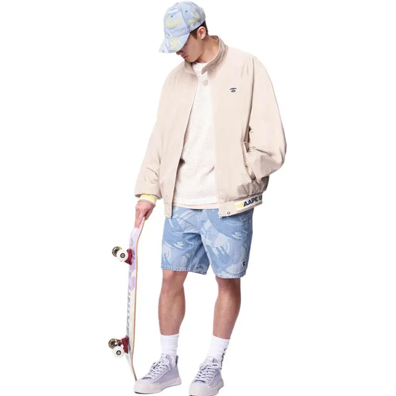Aape Logo appliqué Bomber Jacket-2