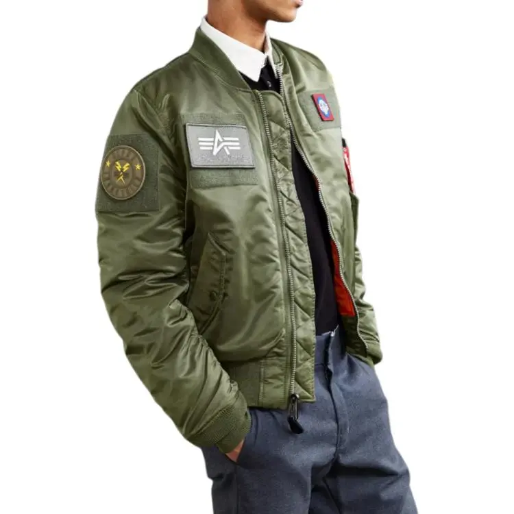 Alpha Industries Jackets Men Green-4