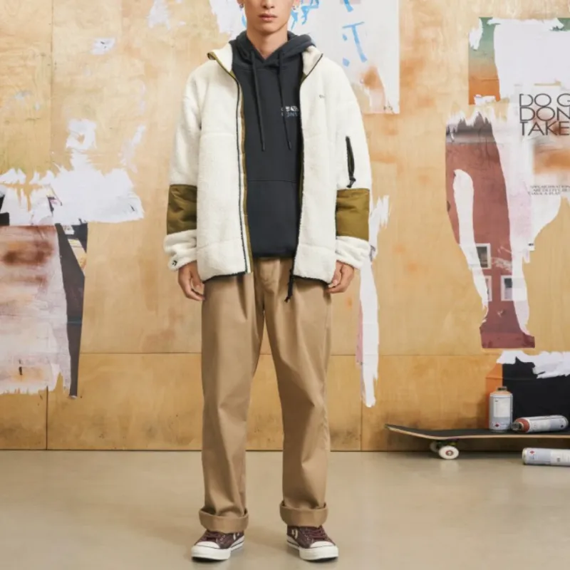 Converse Velvet feel Coat Men's White-2