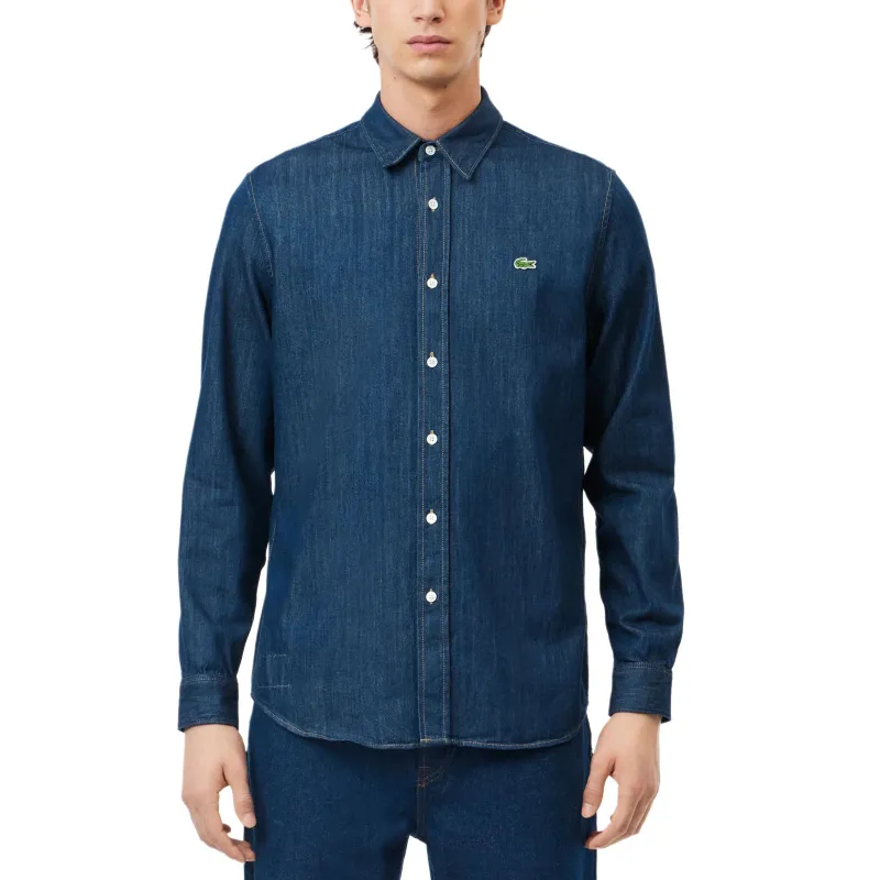 LACOSTE Shirts Men Indigo-1