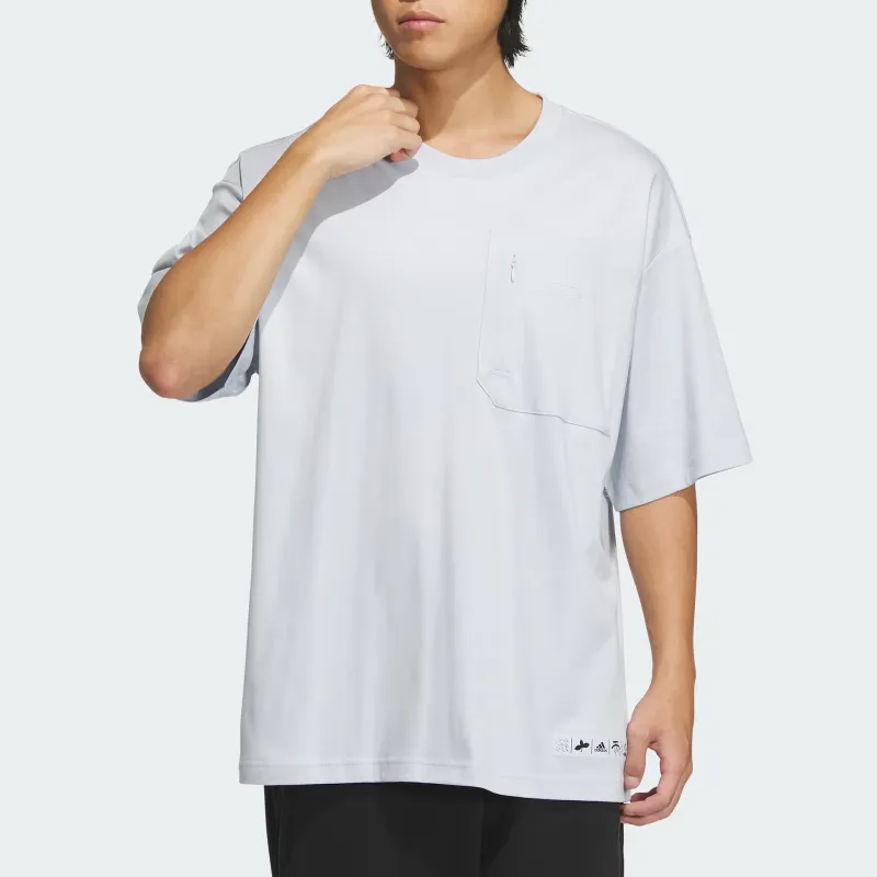 Adidas T Shirts Men Talc-3