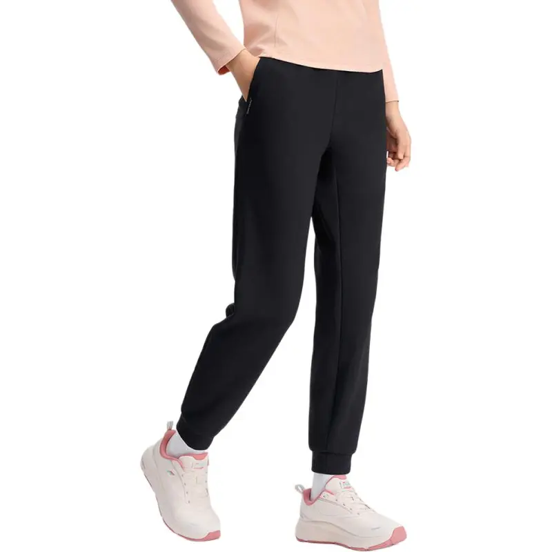 FILA Knitted Sports Pants Women's Pitch Black-3