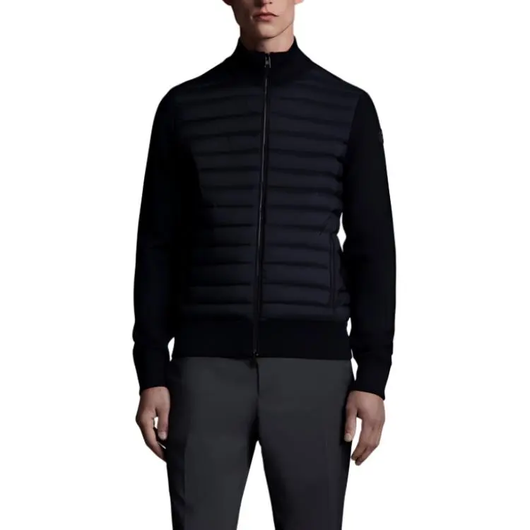 Moncler Logo Patch Knit Padded Cardigan-3