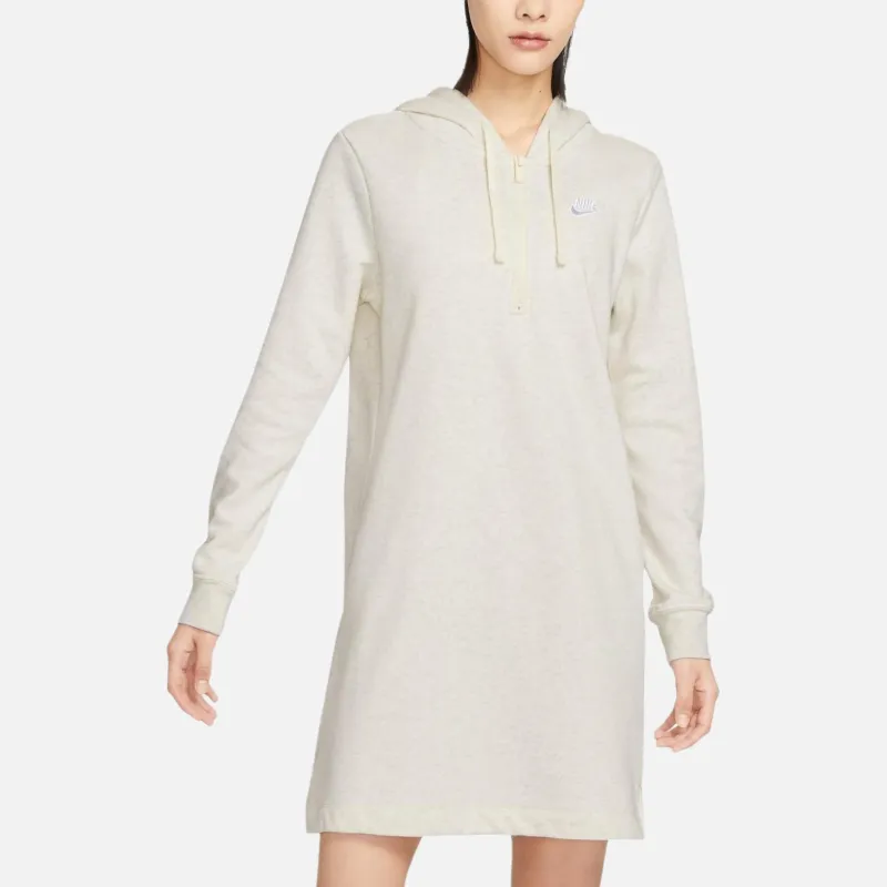 Nike Long Sleeved Dresses Women's Colored Oat/White-1