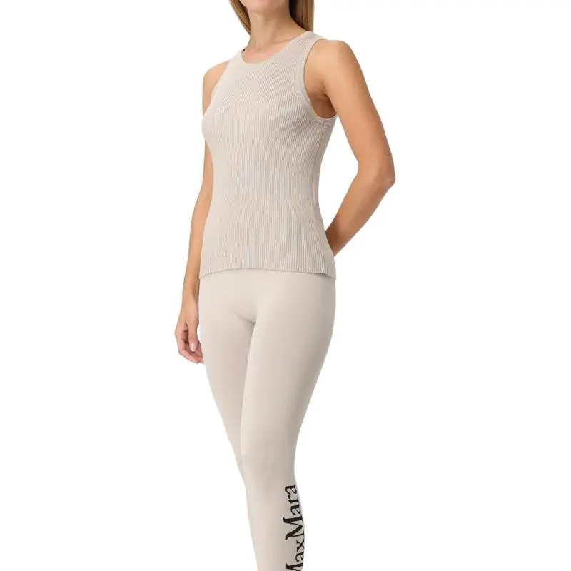 'S MAX MARA Crewneck Sleeveless Top-5