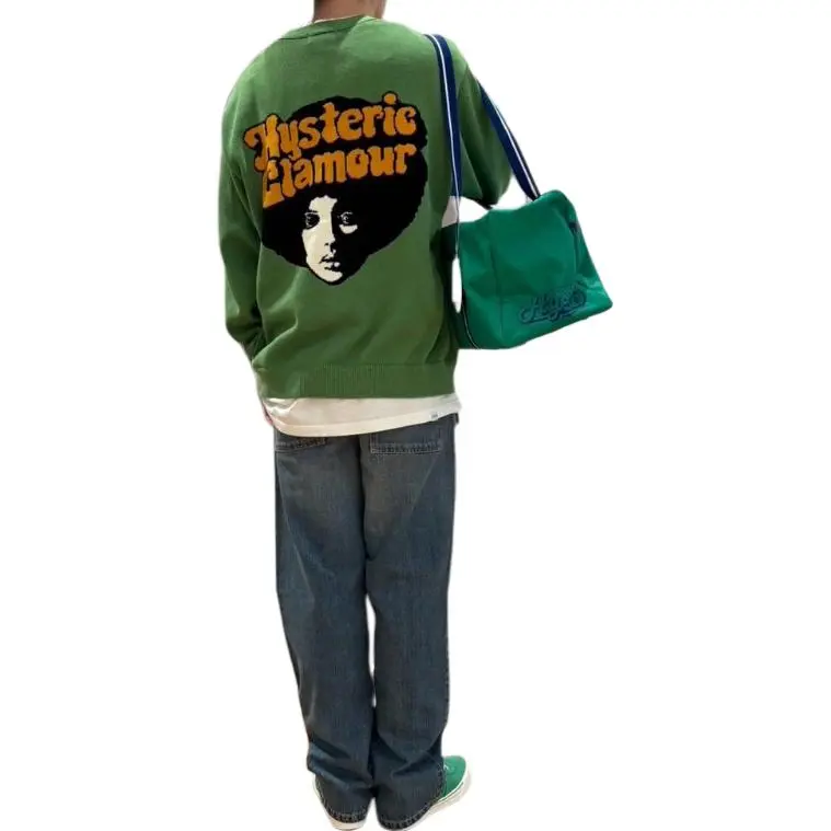 HYSTERIC GLAMOUR Sweater Men's Green-3