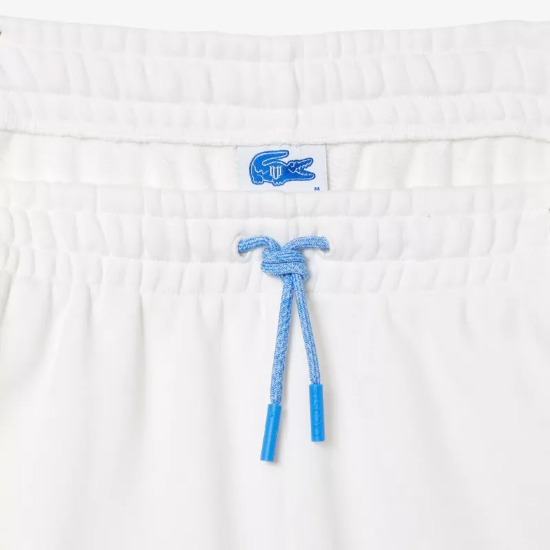 LACOSTE X EleVen By Venus Co-brand Casual Pants Unisex White-3