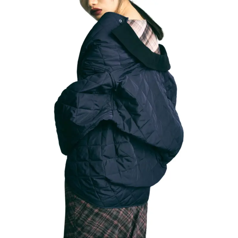 ZARA Puffer Jacket Women's Sea Blue-2