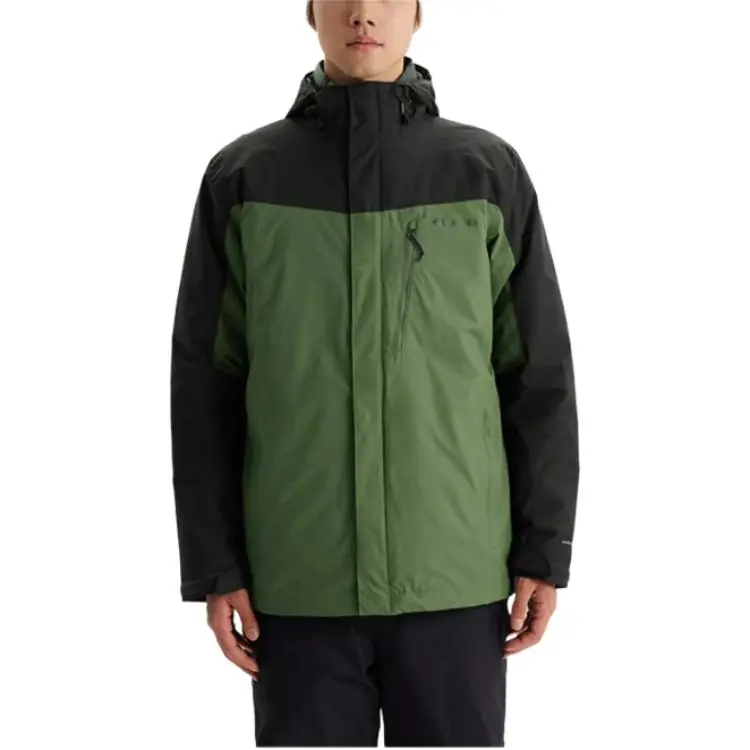 Columbia Water Resistant Warm Heat Reflective Windbreaker Jacket Men's Green-1