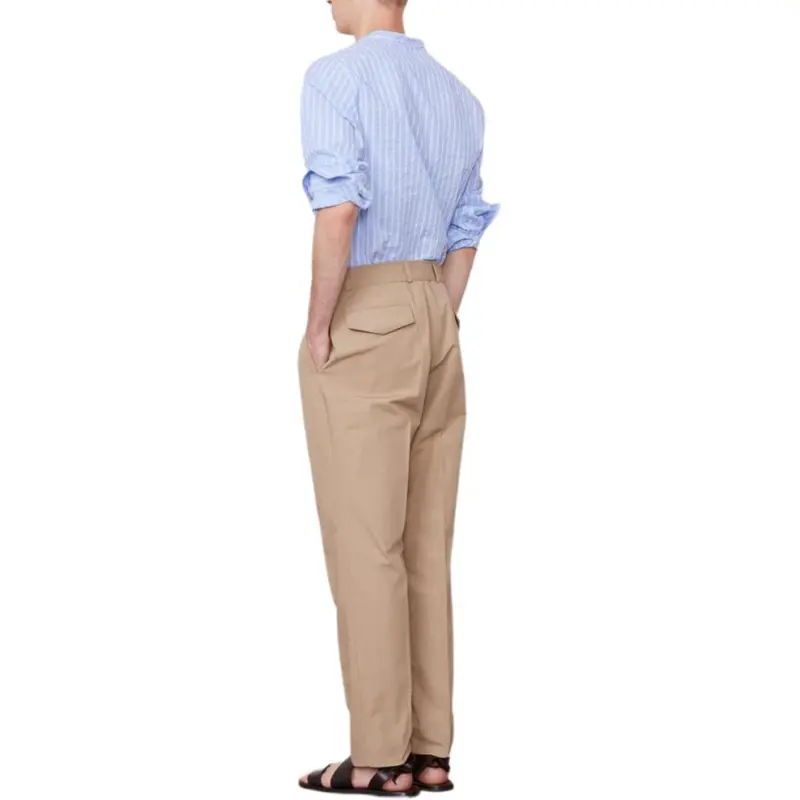 OFFICINE GENERALE Suit Trouser Men's Khaki-1