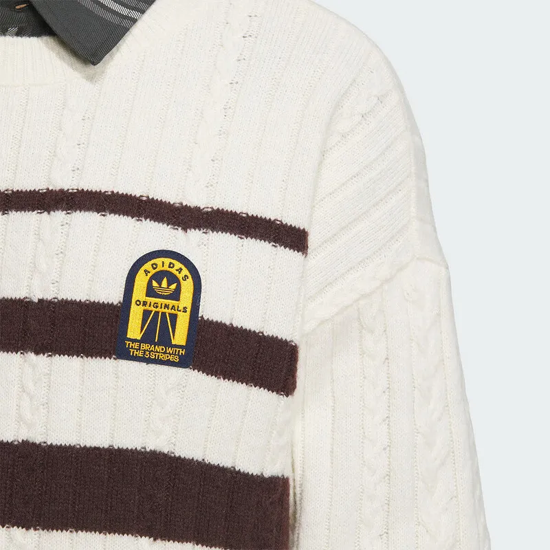 Adidas Originals FW24 Sweater Unisex Wonder White-4