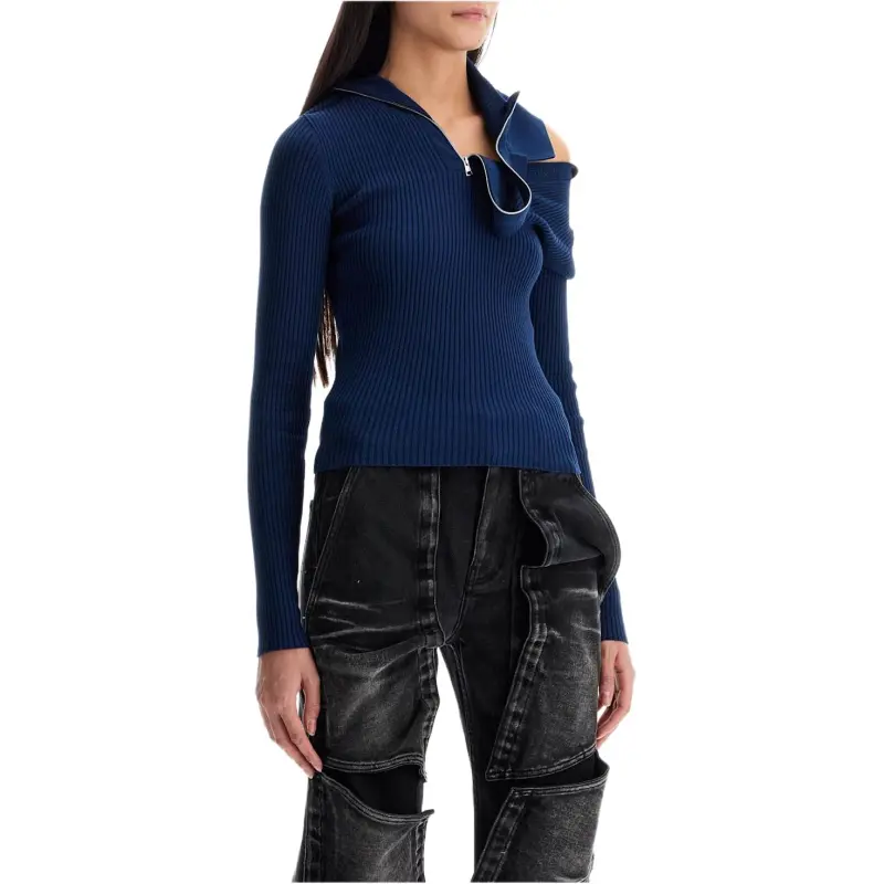 Y/Project Long Sleeved Ribbed Knit Top-2