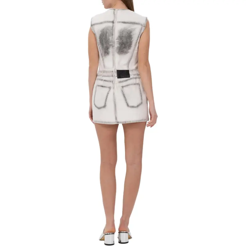 Acne Studios Sleeveless Denim Mini Dress-3