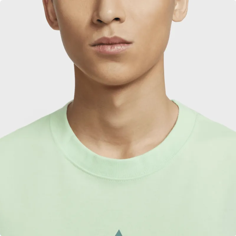 Nike T Shirts Men Green-5