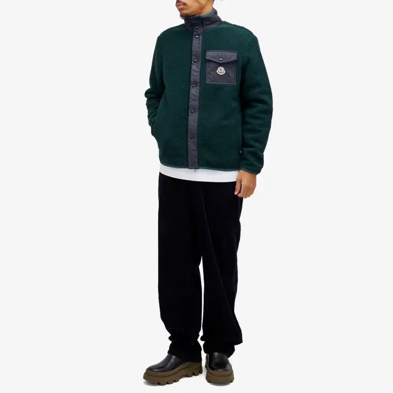 Moncler Aperta Contrasted Trim Jacket-2