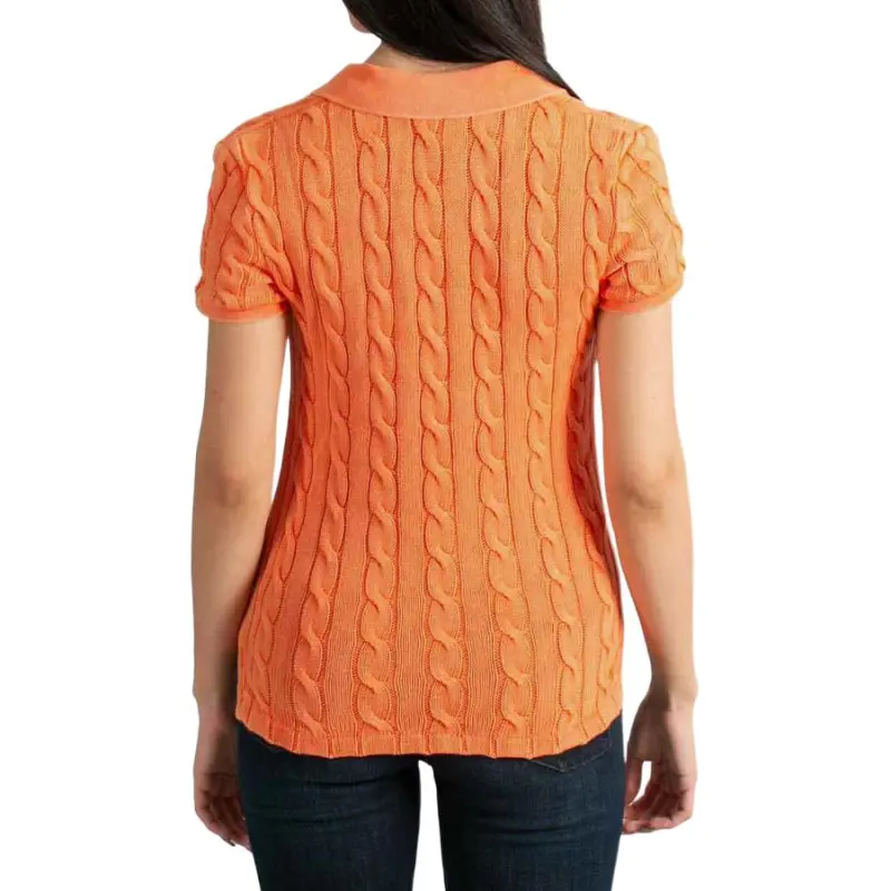 Polo Ralph Lauren Short Sleeve Polo Shirt Kona Orange-3