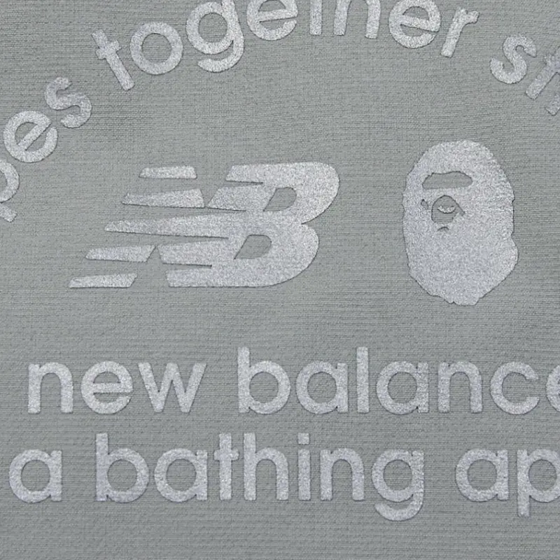 New Balance x Bape New Balance X Bape Jacket Men's Gray-3
