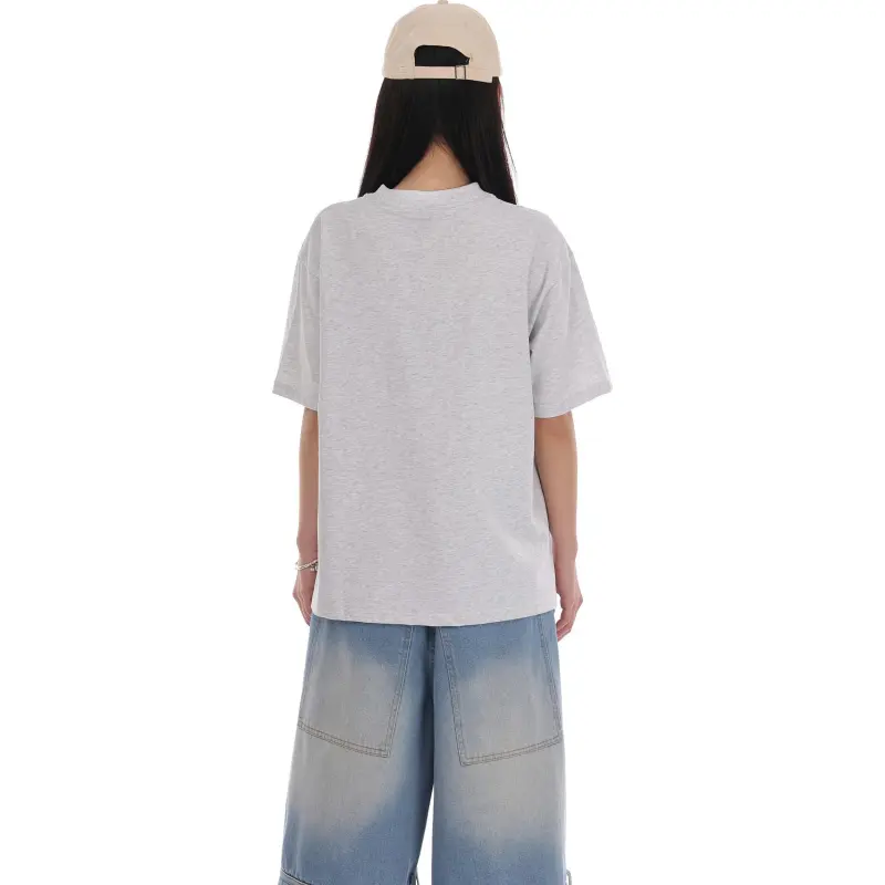 VINMUK Regular T Shirt Unisex Gray-2