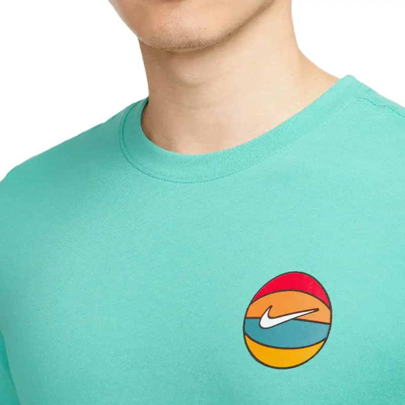 Nike Dri Fit T Shirts Men Turquoise-3