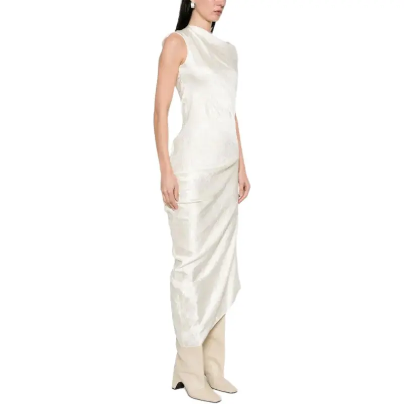 Alexander McQueen Asymmetric Midi Dress-3
